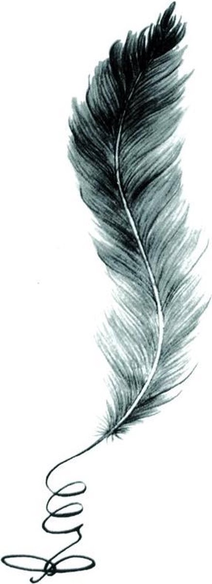 Wellness-House | Body Tattoo Rising Feather | Veer | Body Tattoo | Tijdelijke Tatoeage | Zen Tattoo | Body Art